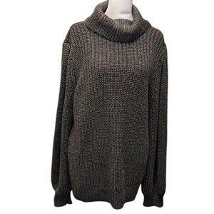 INC International Concepts Gray Cowl Neck Sweater